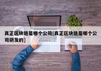 真正区块链是哪个公司[真正区块链是哪个公司研发的]